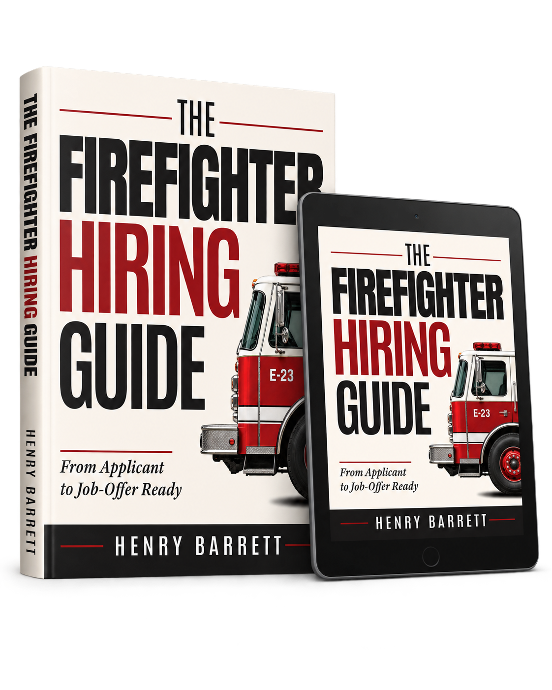 The Firefighter Hiring Guide paperback and digital edition bundle